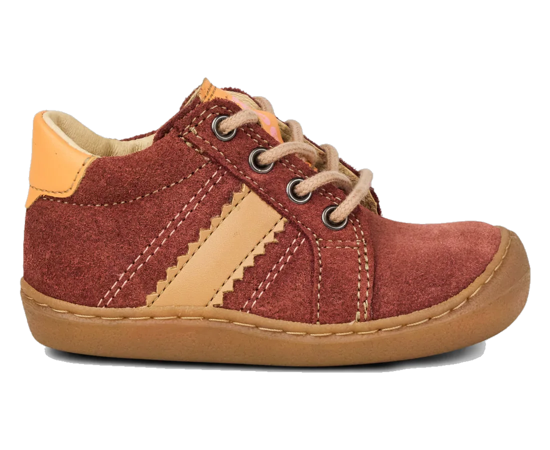 Suede Runner in Brick, Side view