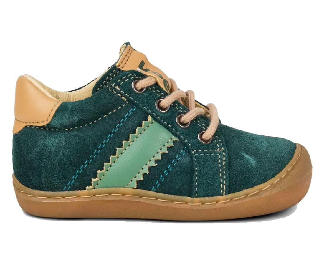 Suede Runner in Moss, Side view